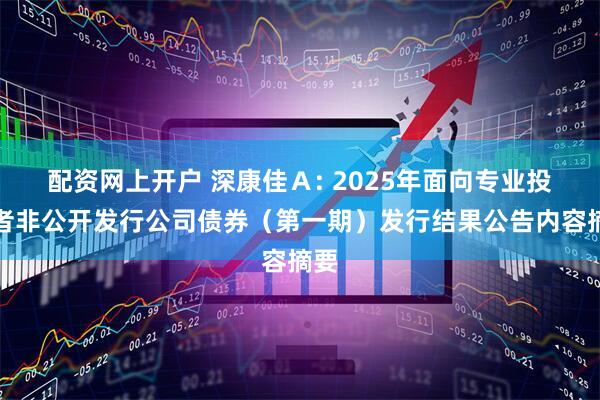 配资网上开户 深康佳Ａ: 2025年面向专业投资者非公开发行公司债券（第一期）发行结果公告内容摘要